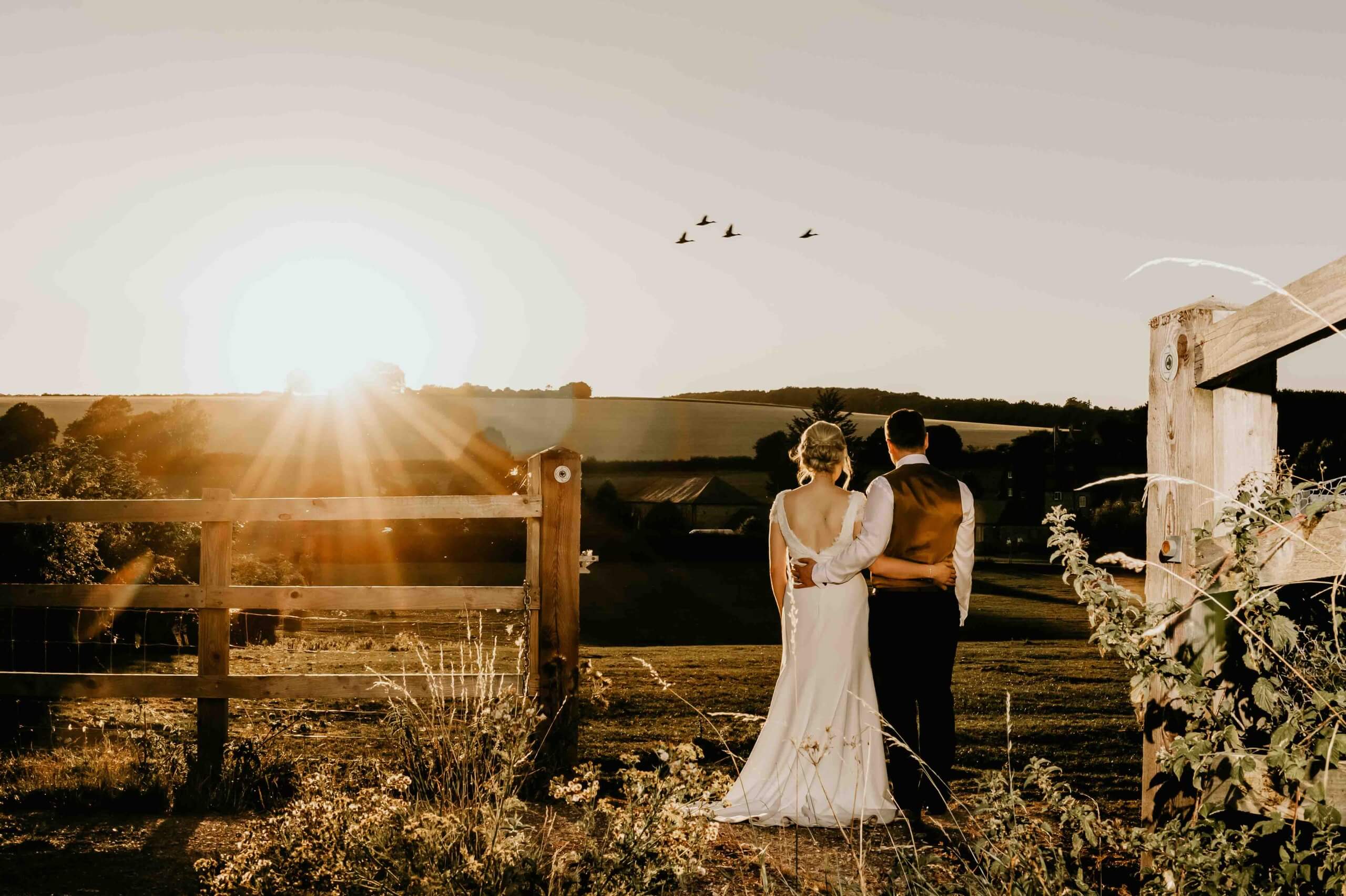 Summer wedding at Farbridge, West Dean, West Sussex